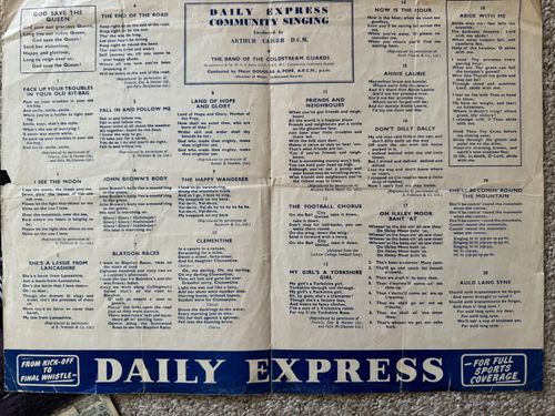 1955 FA Cup Final Newcastle  Programme Ticket Signed Autograph Keeble Broadis — image 7