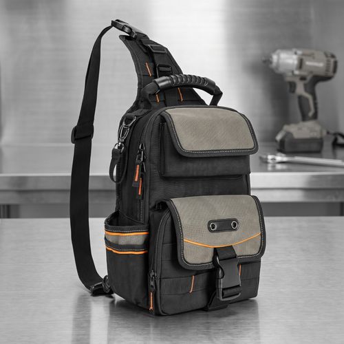 Tool Backpack with Pockets Heavy Duty Tool Backpack Rugged for Job Sites — image 3
