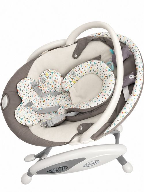 Graco Bouncing Chair with Harness Grey/White Multicolour Geometric Seat — image 2