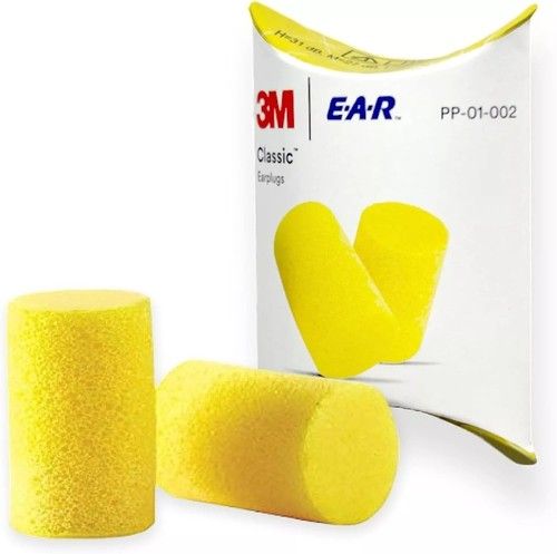 3M EAR Classic Foam Ear Plugs, Sleep Aid, SNR 31dB Factory Sealed 100% Hygienic