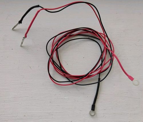 MODEL TRAIN OO GAUGE CONTROLLER TO TRACK LEADS PAIR 100CM RED BLACK KIT NEW — image 1