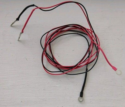 MODEL TRAIN OO GAUGE CONTROLLER TO TRACK LEADS PAIR 100CM RED BLACK KIT NEW