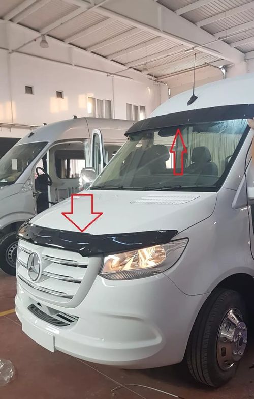 Mercedes Sprinter 2018-2024 Sun Visor, Bonnet Wind Stone Deflector — image 4