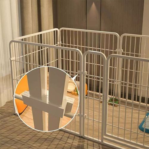 6Panel Dog Pet Puppy Playpen Metal Indoor Outdoor Dog Fence for Small Medium Dog — image 2