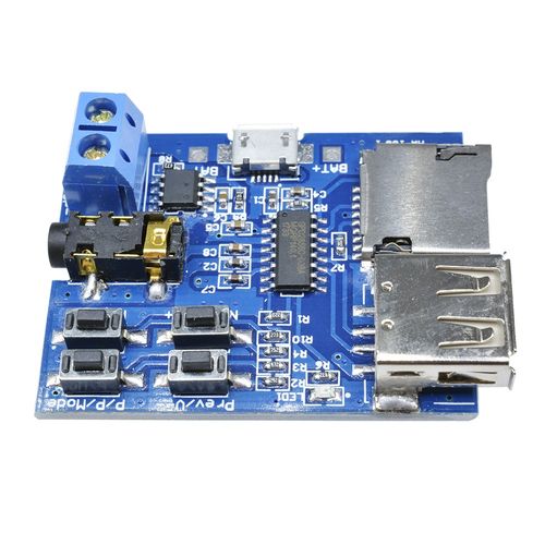 TF Card U Disk MP3 Format Decoder Board Aamplifier Decoding Audio Player Module — image 3