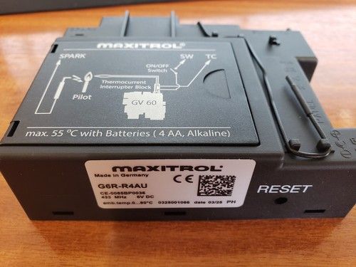 Mertik Maxitrol Remote Control Receiver G6R-R4AU ,Brand New dated 12th week 2025