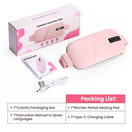 Electric Heating Menstrual Heat Pad Massage Belt For Period Pain Relief Cramps — image 20