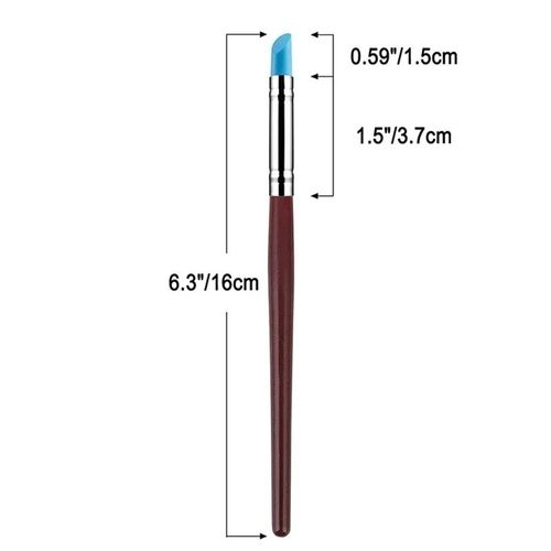 5Pcs Silicone Clay Sculpting Tools Set Pottery Ceramics DIY Nail Art Carving UK — image 3