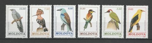 Moldova 1992 Birds 6 MNH stamp — image 1