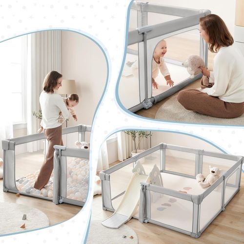 Sweeby Baby Playpen, Foldable Play Yard, Extra-Large Baby Fence for Indoor & Out — image 6