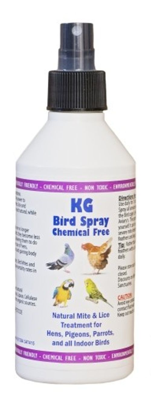 KG Bird Spray Mite & Lice Treatment for Hens, Pigeons, Parrotts & Indoor Birds