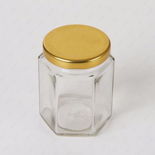 Hexagonal Jam Jars 72x196ml (7oz approx)  Storage Preserve Pickles Mini Jars — image 3