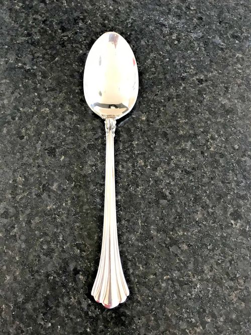 Eighteenth Century Reed & Barton Sterling Silver Teaspoon 6 1/8" Spoon — image 1