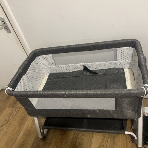 Baby Bedside Crib Sleeper Bassinet Safe Co-Sleeping Storage Bag Easy install UK