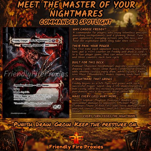 Horror Commander Deck | 100 Cards + Tokens | Freddy as Valgavoth — image 2