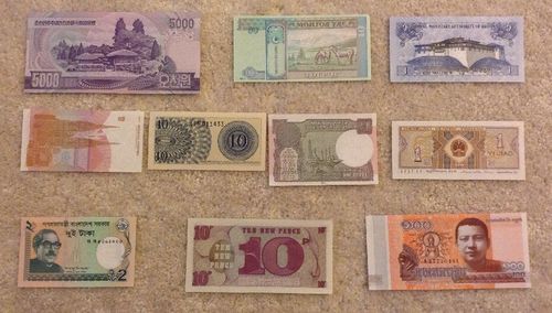 10 World Banknotes From 10 Different Countries. Every Note Different. — image 8