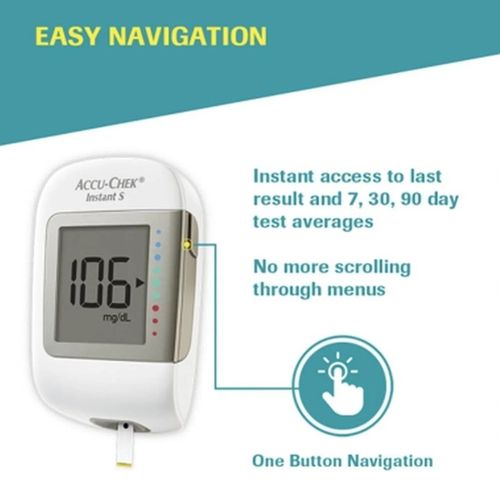 UK New Accu-Chek Instant S Blood Glucose Sugar Testing Kit With 10 FREE Strips — image 4