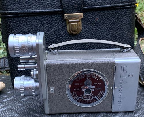 Vintage Bell & Howell 603T 16mm Cine Camera + 2x Taylor Hobson Lenses VGC