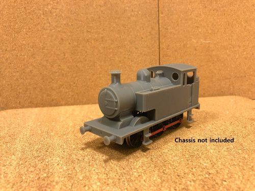 Freelance Tank Engine OO Gauge 3D Printed Body Shell For Bachmann Junior Chassis