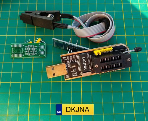 CH341A BIOS USB Programmer Flasher Writer 24 25 Series EEPROM SOP Clip Adapter — image 2