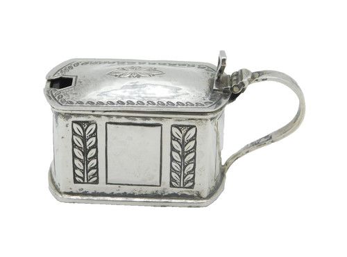 Liberty & Co. Art Deco Sterling Silver Mustard Pot Antique 1933 Birmingham