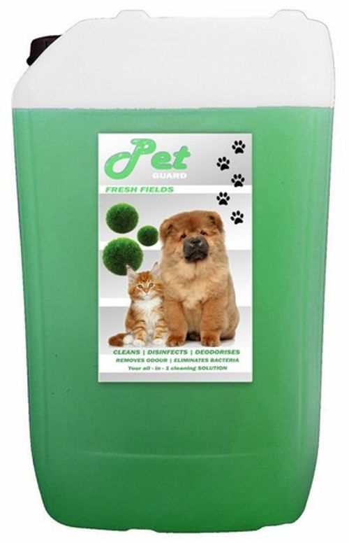 Cattery Kennel Disinfectant Cleaner Deodoriser 25L FRESH FIELDS Pet GUARD