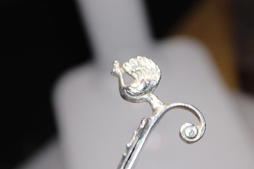 Awesome Georgian Style Silver Caddy Spoon - JS - London - 1897 — image 14