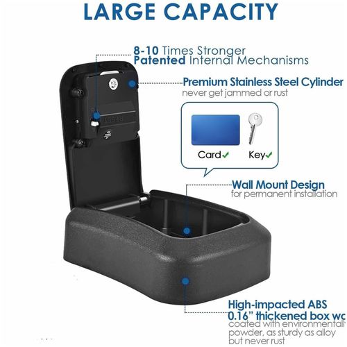 Magnetic Key Box for Under Car 4 Digit Code Resettable Waterproof Holder — image 8