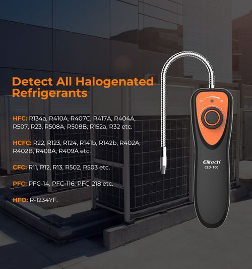 Elitech CLD-100 Refrigerant Halogen Leak Detector CFCs HCFCs HFCs HVAC Checker — image 12
