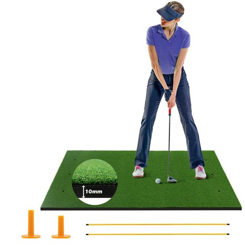 Golf Hitting Mat Artificial Turf Mat Indoor Outdoor Golf Practice Grass Mat — image 1