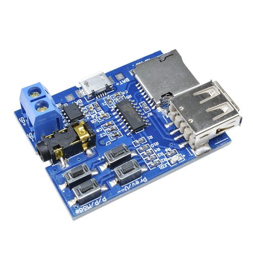 TF Card U Disk MP3 Format Decoder Board Aamplifier Decoding Audio Player Module — image 2