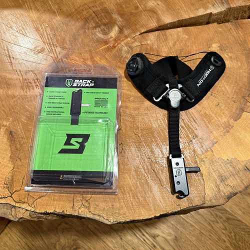 Nock On Custom Archery Back Strap Index Finger Release Aid Black Ambidextrous