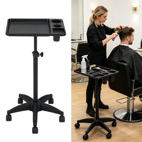 Salon Spa Instrument Tray Beauty Tattoo Rolling Trolley Cart Work Station Wheels — image 13