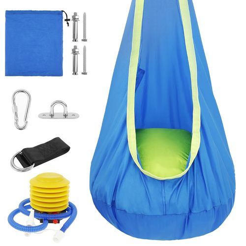Hammock Swing, Pod Swing Chair, Hanging Swing Seat for Indoor Outdoor Use — image 10