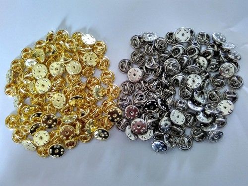 wholesale brass lapel badge post tac pin butterfly backs clutch clasp clips hold