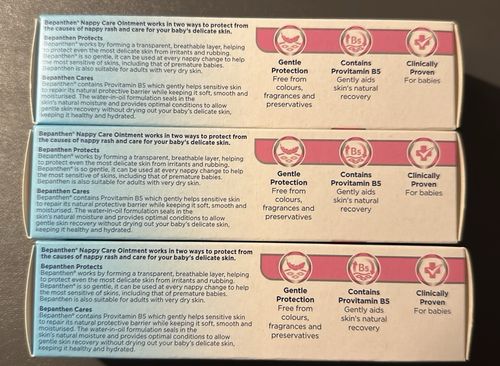 3x Bepanthen  Nappy Care Ointment for Newborn Skin-3 x 30g (Triple Pack) — image 2