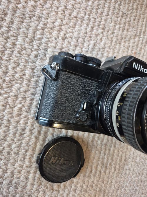 Nikon FM SLR Film Camera With Nikkor 1.4 50mm Lens Vintage — image 2