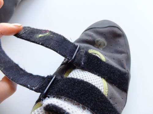 Worn Evolv Defy Climbing Shoes UK11 US 12 EU43 1/3 Charcoal & Lime — image 8
