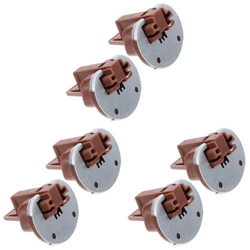 Home Use Durable Plastic and Metal Drawer Stopper Replacement Parts 6Sets Kit