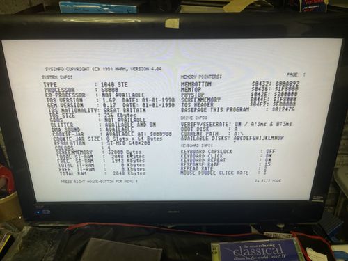  Faulty Atari 1040 ste computer only powers on for parts please read free post  — image 12