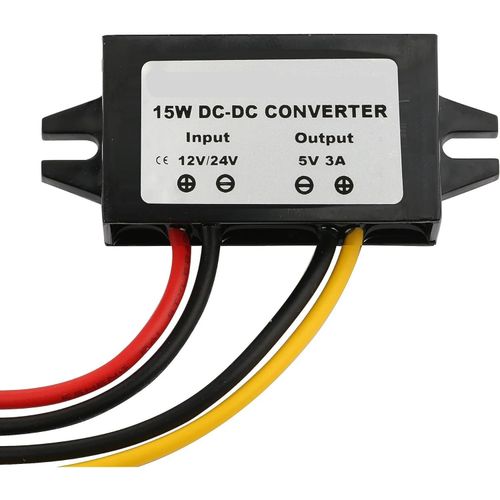 DC-DC Converter Module 12V to 5V 15W Double USB Step Down Power Output Adapter — image 5