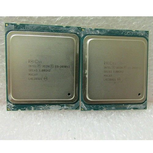 Matched Pair Intel Xeon E5-2697 V2 E5-2690 V2 E5-2680 V2 E5-2670 V2 LGA 2011 CPU