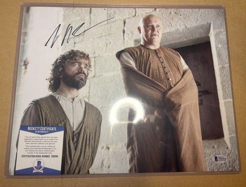 Game Of Thrones Tyrion Lannister Peter Dinklage Signed Print 11x14 Beckett COA