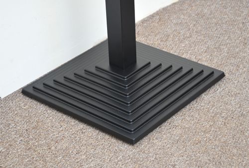 black premium cast iron table base dining restaurant cafe pub square — image 3