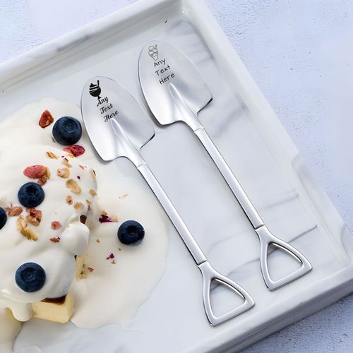 Personalised Engraved Ice Cream Spoon Stainless Steel Shovel Custom Any Text — image 5