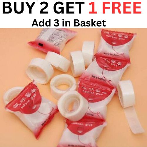 100 Adhesive Dots Tape DIY Balloon Double Sided Glue Sticky Dot Stick Art Craft