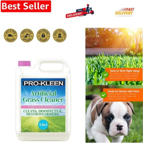 Artificial Grass Cleaner and Disinfectant - 5L Super Concentrate: Makes 15 Li...