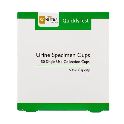 Urine Specimen Cups (50 Pack) 60ml Sterile Sample Containers Disposable — image 2