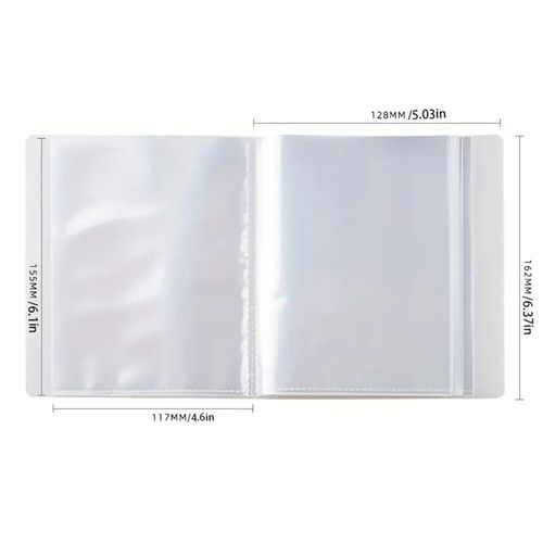 40 Sheets Postcard Storage Book Portable Photo Album Cards Holder Home Use — image 2