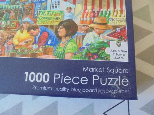 MARKET   1000 PIECES  GOOD PUZZLE — image 10
